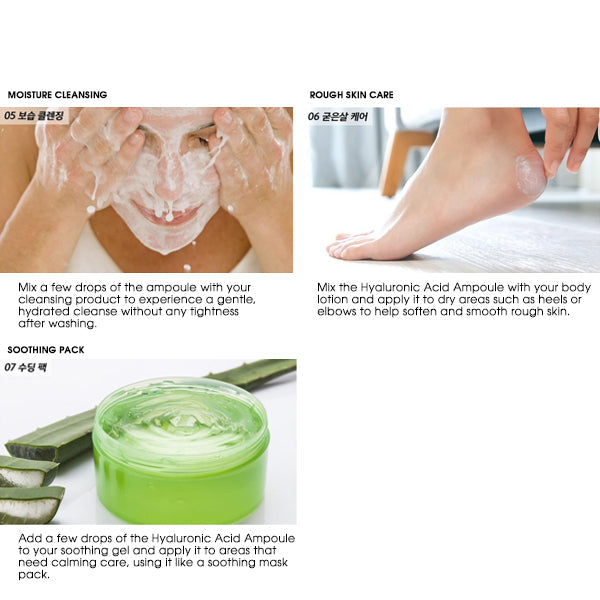 LIKE THIS Pure Hyaluronic Acid 100 Ampoule - Add for Extra Hydration