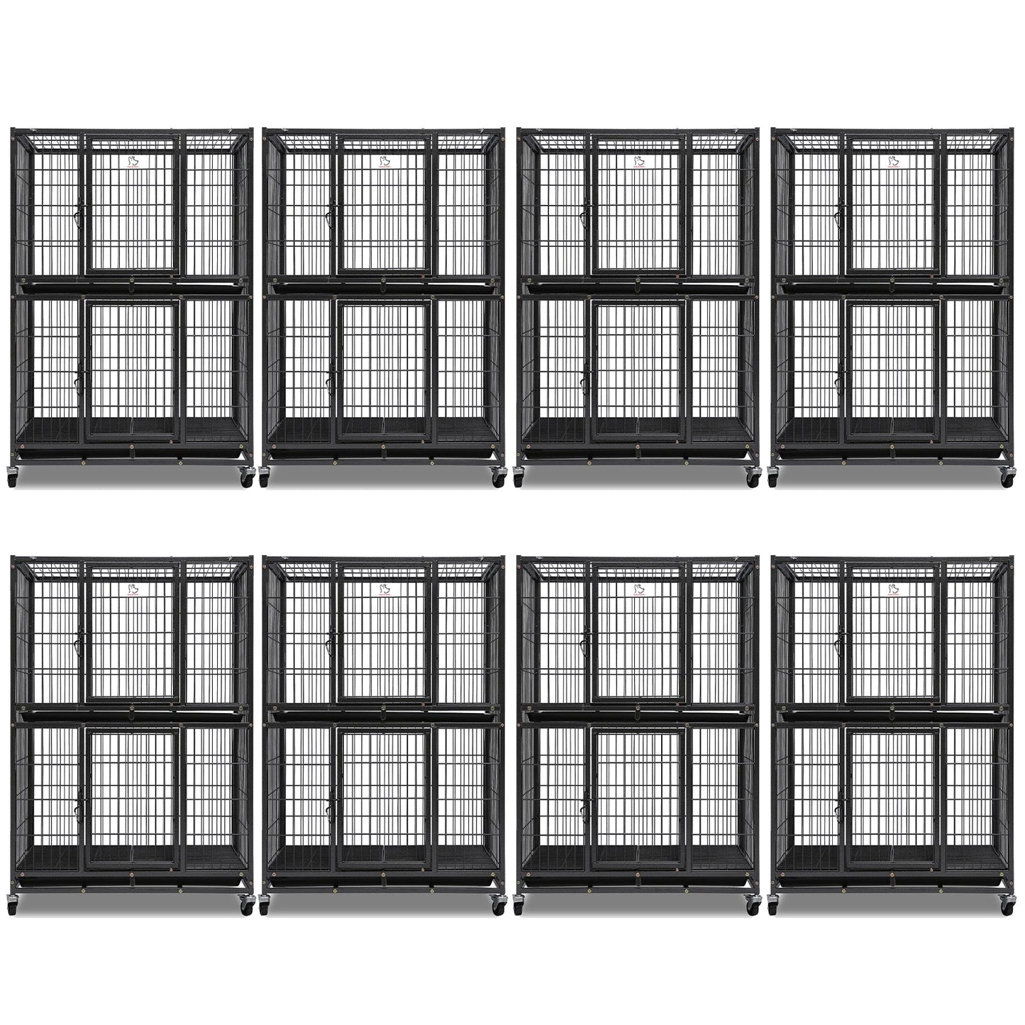 31" Two-Tier Dog Crate 46A