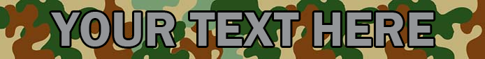 Personalized Camo Dog Collar