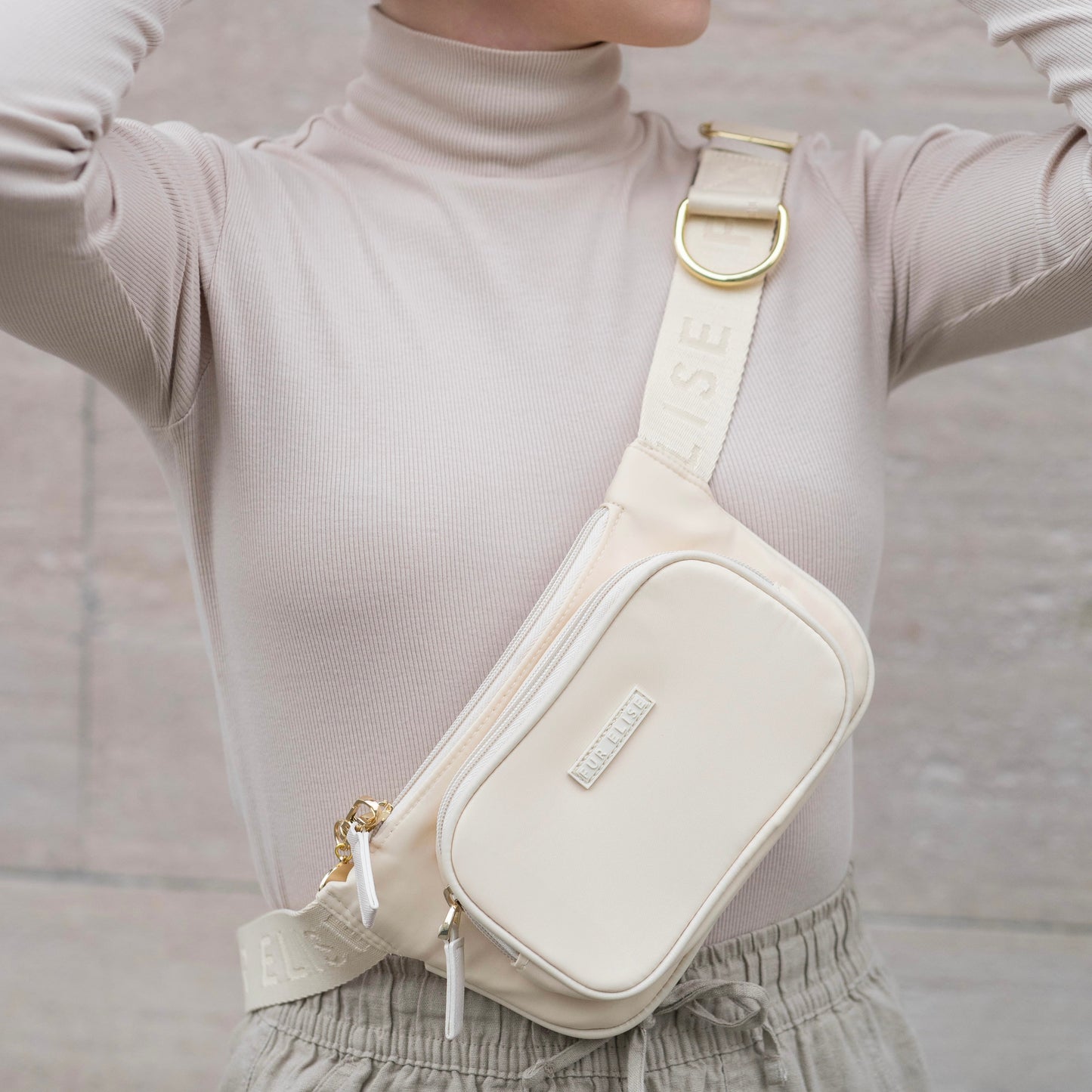 Elise Belt Bag - Bone