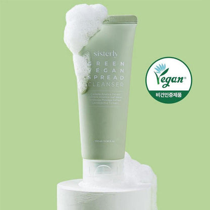 SISTERLY Green Vegan Spread Cleanser for Natural Freshness
