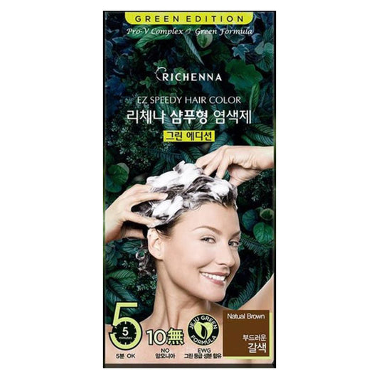 RICHENNA EZ Speedy Shampoo-Like Hair Color - Green Edition