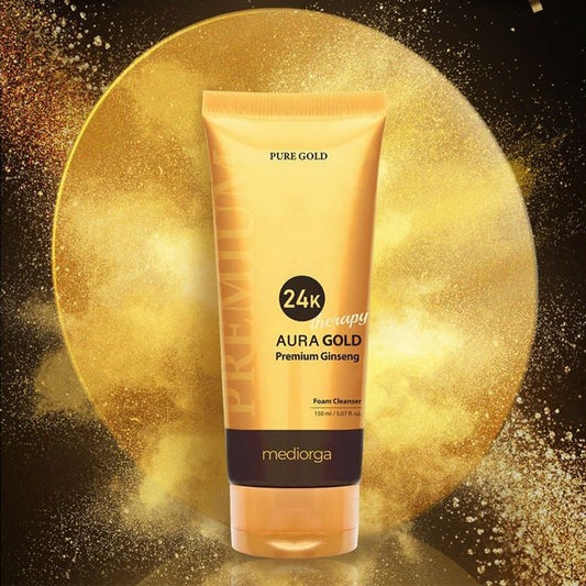 MEDIORGA 24K Aura Gold Foam Cleanser