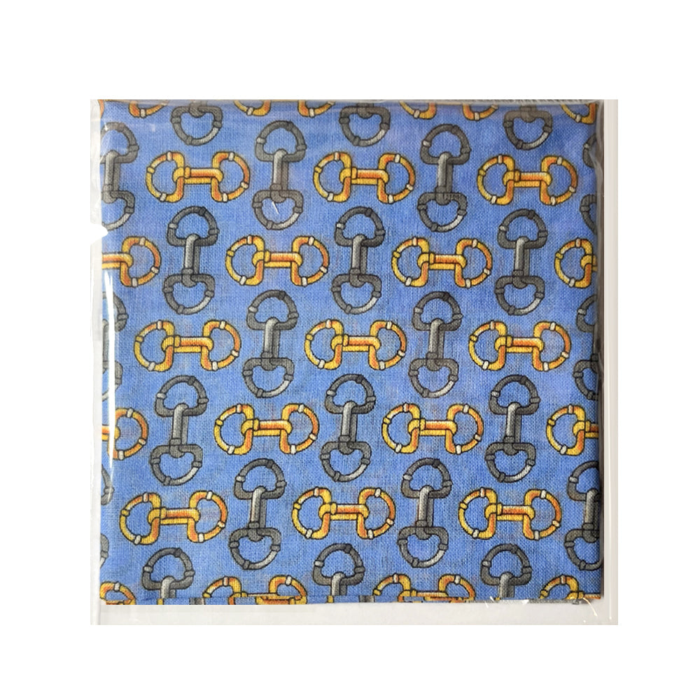 100% Cotton Fashion Square Scarf Made in Korea with Design Pattern