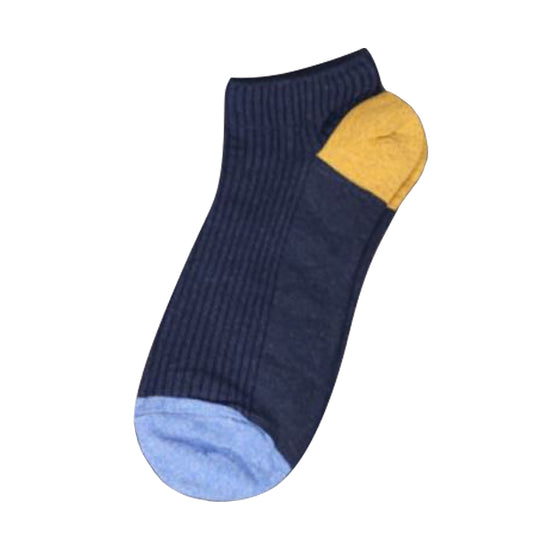 Men's Sneakers Cotton Ankle Socks with Point Colors