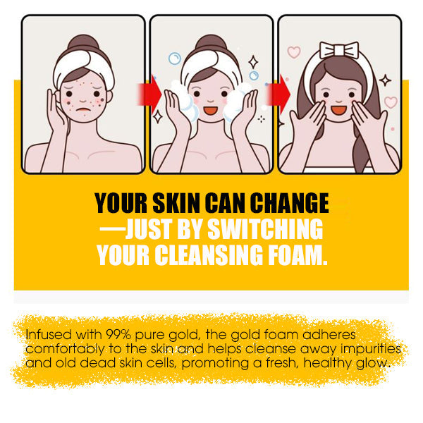 MEDIORGA 24K Aura Gold Foam Cleanser