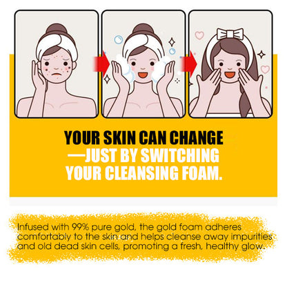 MEDIORGA 24K Aura Gold Foam Cleanser