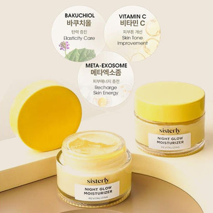 SISTERLY Night Glow Moisturizer Cream