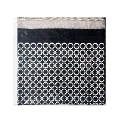 100% Cotton Fashion Square Scarf Made in Korea with Design Pattern