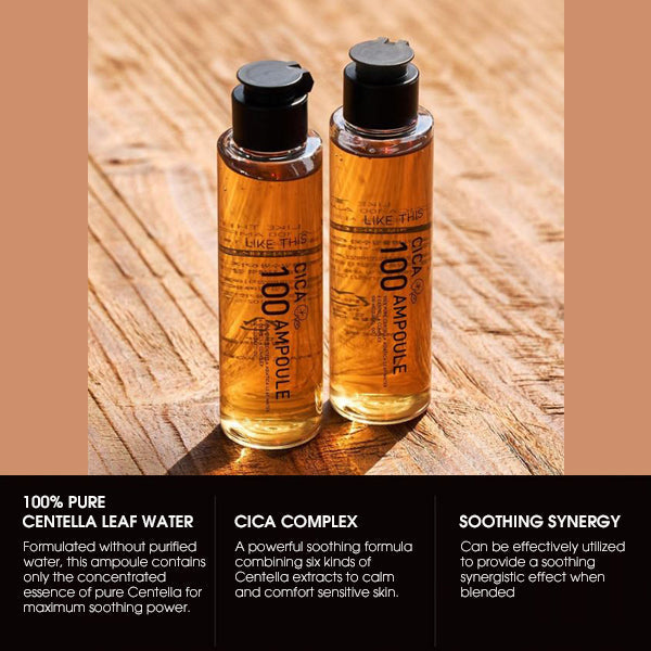 LIKE THIS Cica 100 Ampoule - Add for Extra Calming