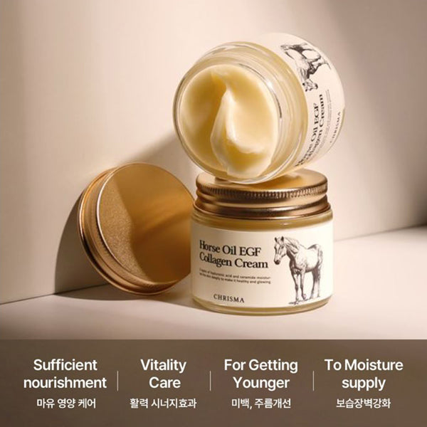 CHRISMA Horse Oil EGF Collagen Cream