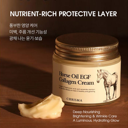 CHRISMA Horse Oil EGF Collagen Cream