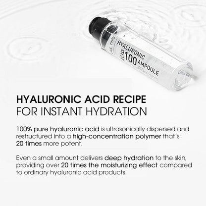 LIKE THIS Pure Hyaluronic Acid 100 Ampoule - Add for Extra Hydration