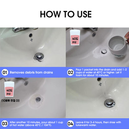 [Sseukssak Witch] Magic Drain Cleanser Powder