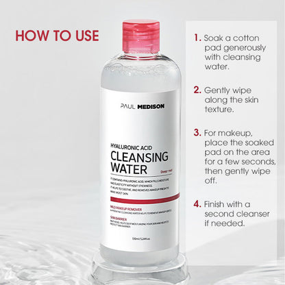 [PAUL MEDISON] Hyaluronic Acid Cleansing Water