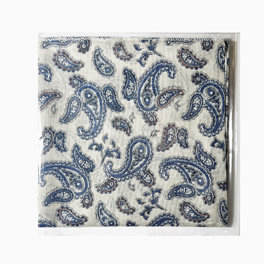 100% Cotton Fashion Square Scarf Made in Korea with Design Pattern