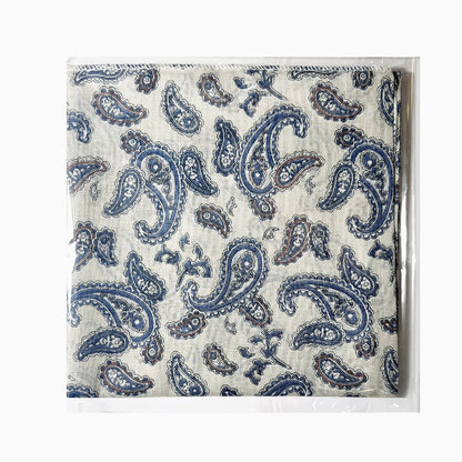 100% Cotton Fashion Square Scarf Made in Korea with Design Pattern