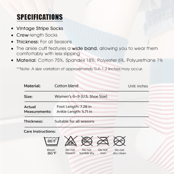 Premium Women’s Fashion Crew Socks with Design Patterns