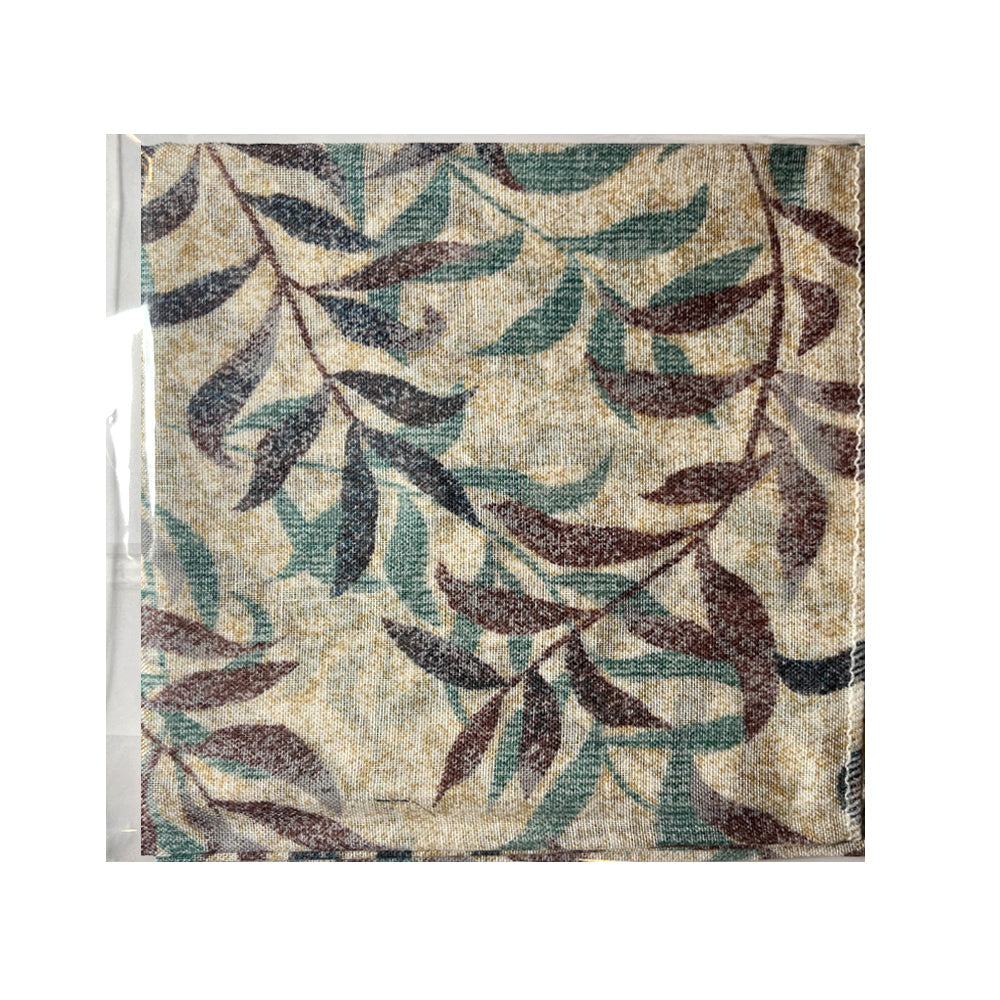 100% Cotton Fashion Square Scarf Made in Korea with Design Pattern