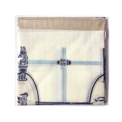 100% Cotton Fashion Square Scarf Made in Korea with Design Pattern
