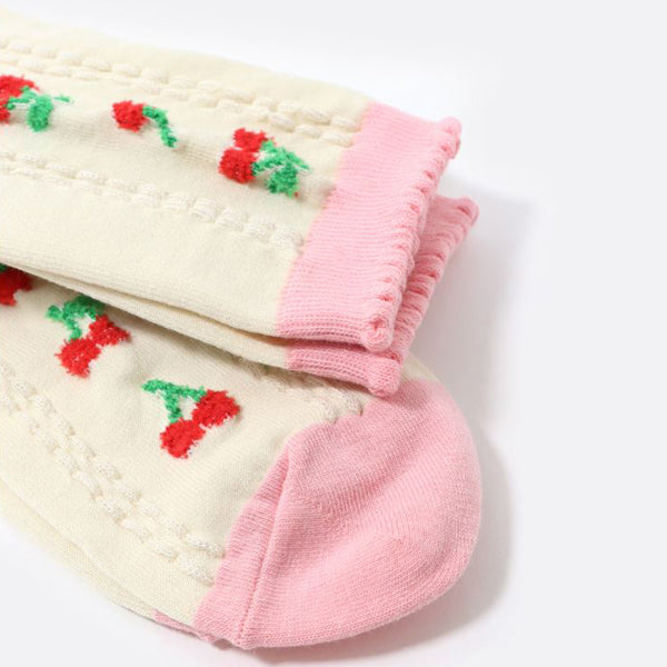 Premium Women’s Fashion Crew Socks with Design Patterns