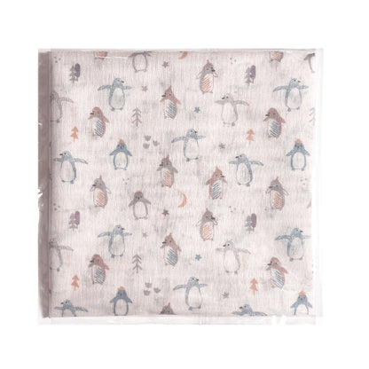 100% Cotton Fashion Square Scarf Made in Korea with Design Pattern