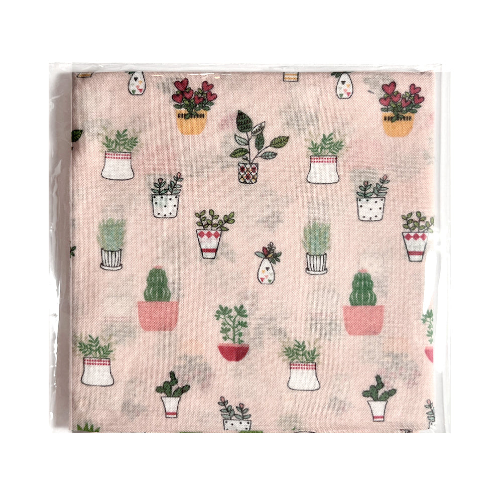 100% Cotton Fashion Square Scarf Made in Korea with Design Pattern
