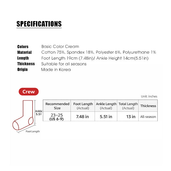 Premium Women’s Fashion Crew Socks with Design Patterns