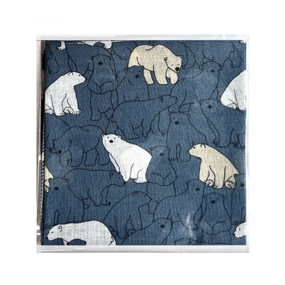 100% Cotton Fashion Square Scarf Made in Korea with Design Pattern