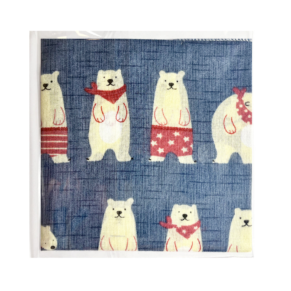 100% Cotton Fashion Square Scarf Made in Korea with Design Pattern