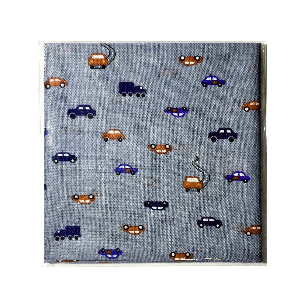 100% Cotton Fashion Square Scarf Made in Korea with Design Pattern