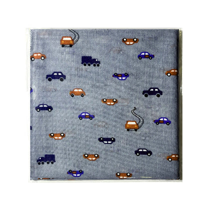100% Cotton Fashion Square Scarf Made in Korea with Design Pattern