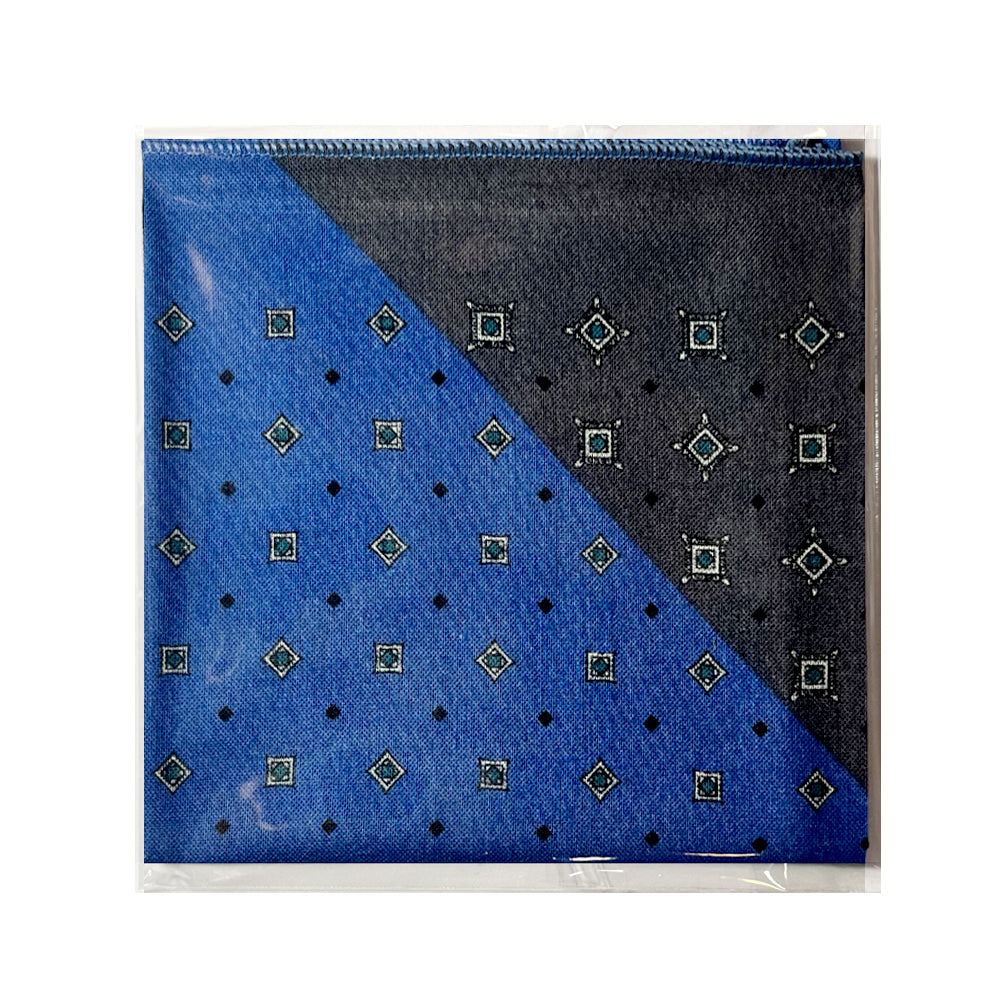 100% Cotton Fashion Square Scarf Made in Korea with Design Pattern