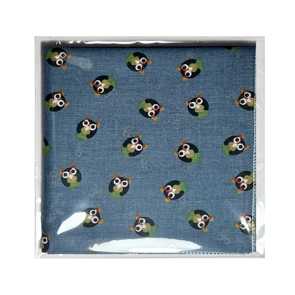 100% Cotton Fashion Square Scarf Made in Korea with Design Pattern