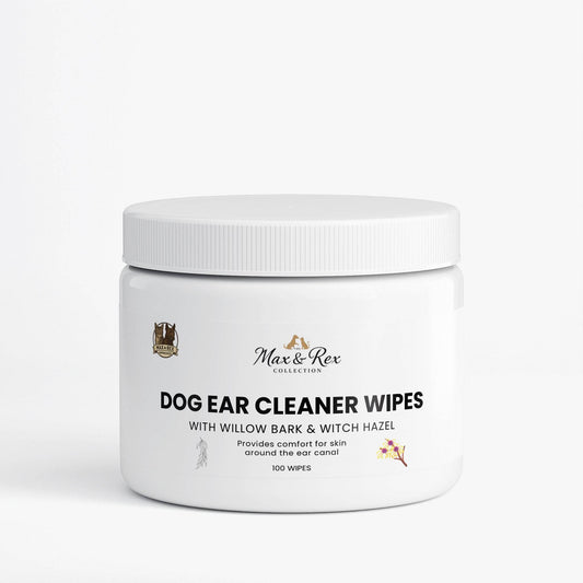 The Max & Rex Collection Dog Ear Cleaner Wipes
