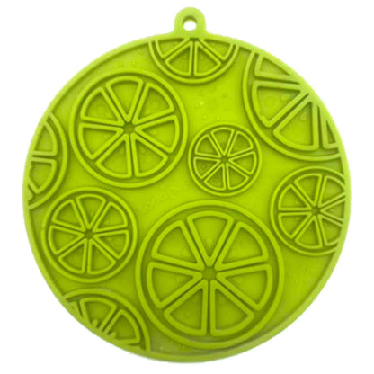 Citrus Design eMat - Enrichment Lick Mat For Dogs and Cats - with Suction Cups | USA Made