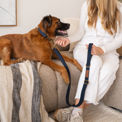 Hemp Cotton Dog Leash - Durable, Sustainable, Adjustable, Lightweight & Soft