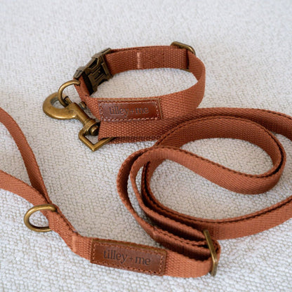 Hemp Cotton Dog Collar - Durable, Sustainable, Adjustable, Lightweight & Soft