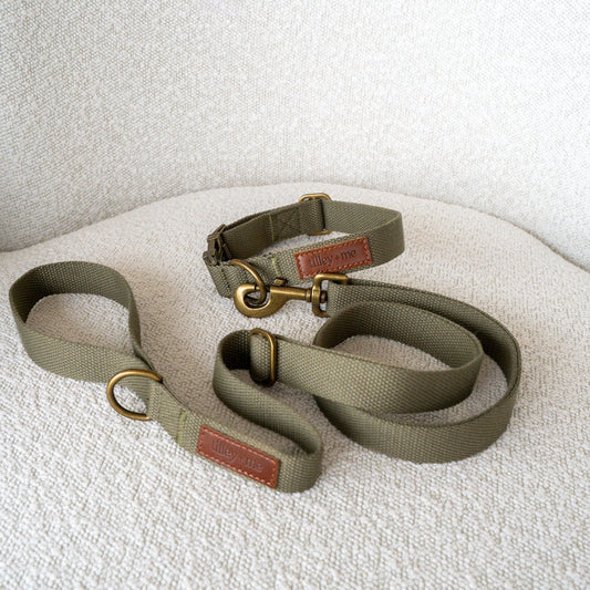 Hemp Cotton Dog Collar - Durable, Sustainable, Adjustable, Lightweight & Soft