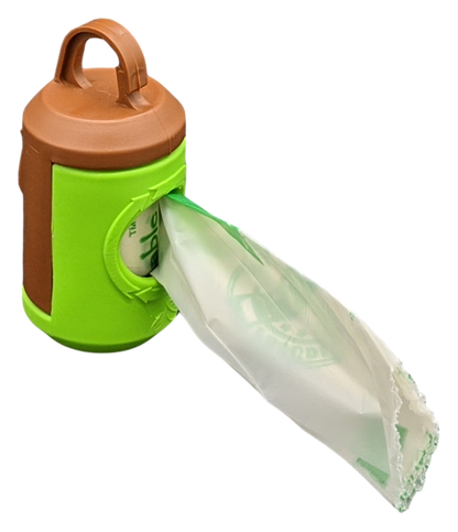 beyondGREEN Dog Poop Bag Leash Dispenser – Clip-On Holder Fits Standard Rolls – Durable & Portable