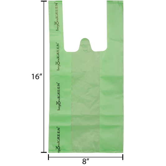 beyondGREEN Cat Litter Bags with Handles – Made in USA, Leak-Resistant & Easy-Tie