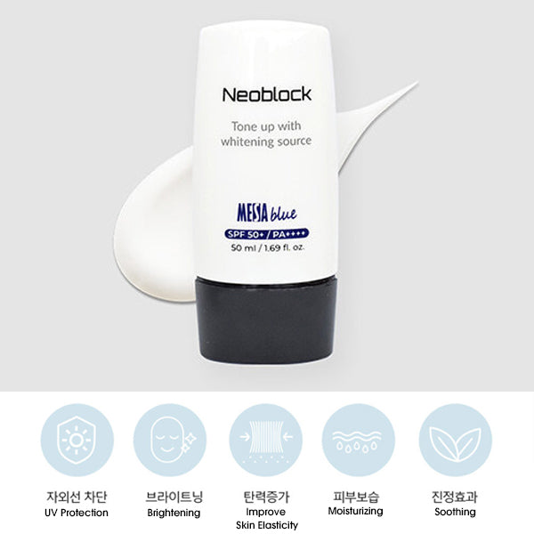 [MESA blue] Neoblock Tone up Sun Screen SPF 50+, PA++++