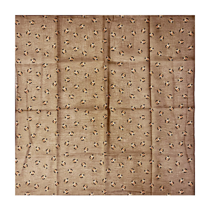 100% Cotton Fashion Square Scarf Made in Korea with Design Pattern