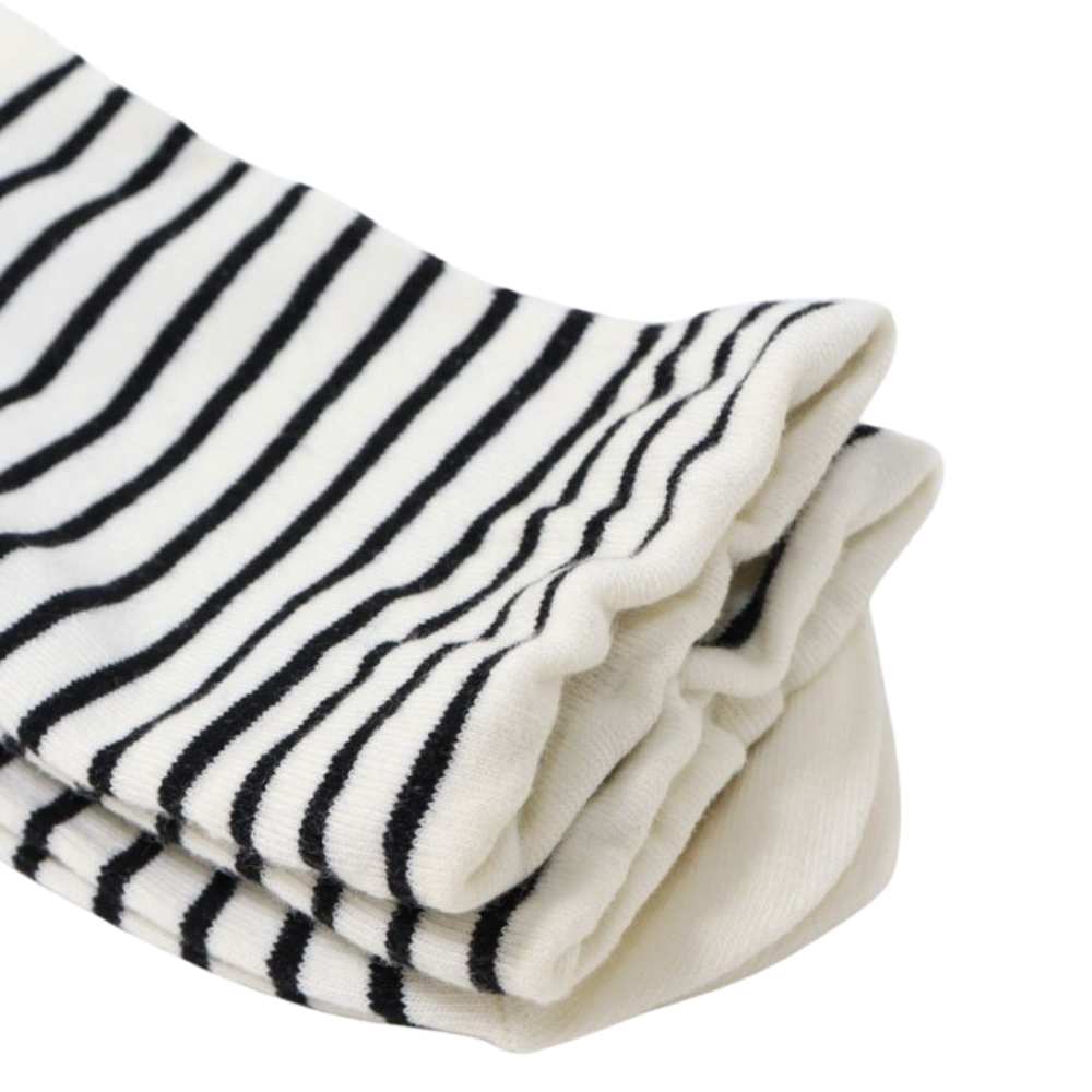 Premium Women’s Fashion Non-binding socks Stripe Crew Socks