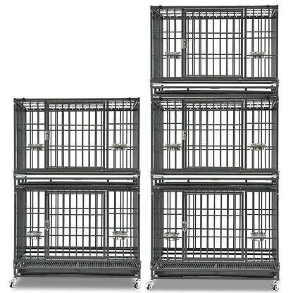 37" Stackable Heavy Duty Dog Crate 371D03