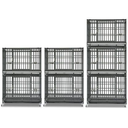 37" Stackable Heavy Duty Dog Crate 371D03