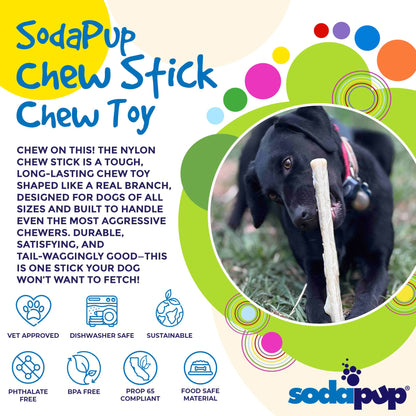 Durable Nylon Chew Stick for Power Chewers | Indestructible Dog Toy USA