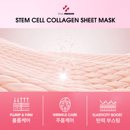 PAUL MEDISON Stem Cell Collagen Sheet Mask Pack