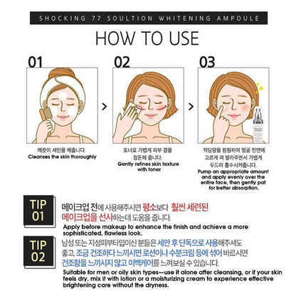 LABEL YOUNG Shocking 77 Solution Whitening Ampoule