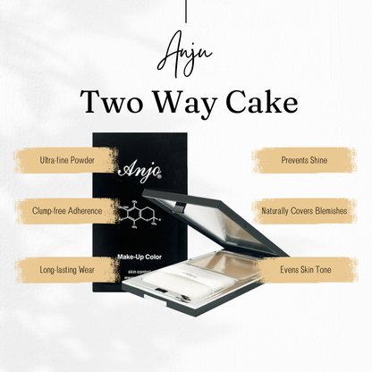 ANJU Two Way Cake Makeup #23 True Beige